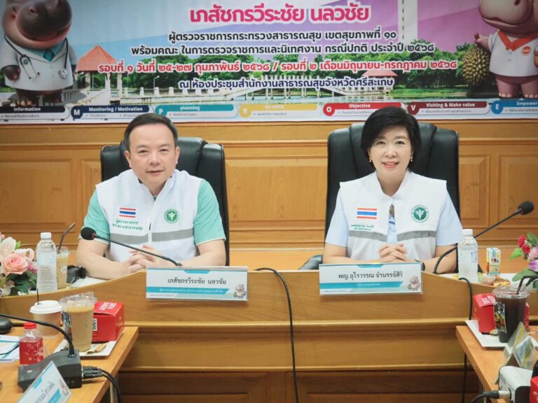 [26 ก.พ. 68] คณะตรวจราชการ เขต 10 ลงพื้นที่ตรวจราชการและนิเทศงานกรณีปกติรอบที่ 1/2568 จังหวัดศรีสะเกษ